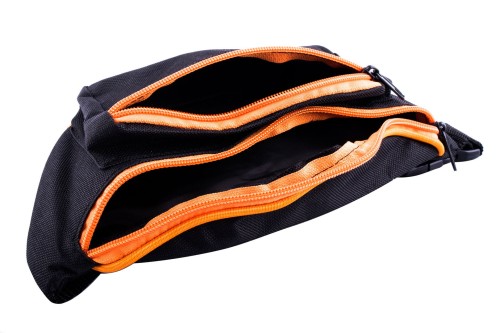 nerka, saszetka na biodro, czarna