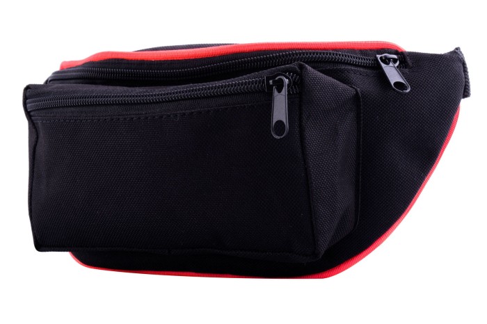 Nerka, saszetka na biodro nieprzemakalna czarna