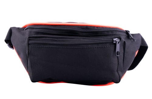 nerka, saszetka na biodro, czarna