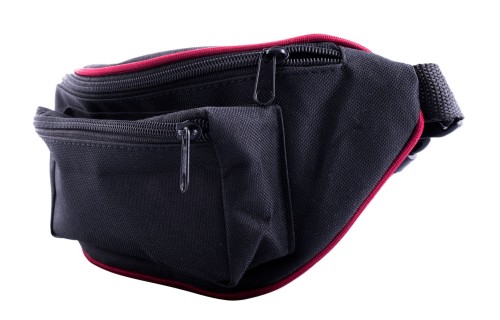 nerka, saszetka na biodro, czarna