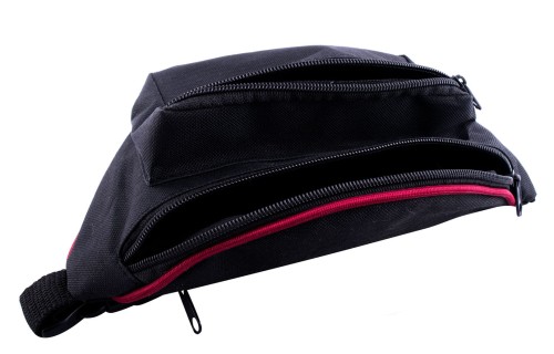 nerka, saszetka na biodro, czarna