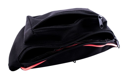 nerka, saszetka na biodro, czarna