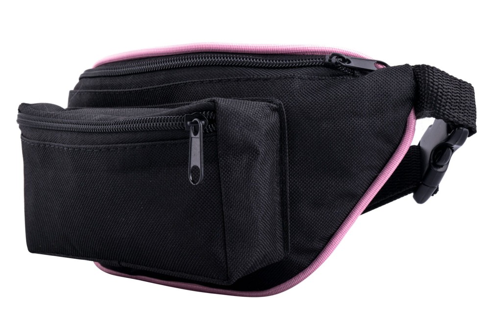 nerka, saszetka na biodro, czarna