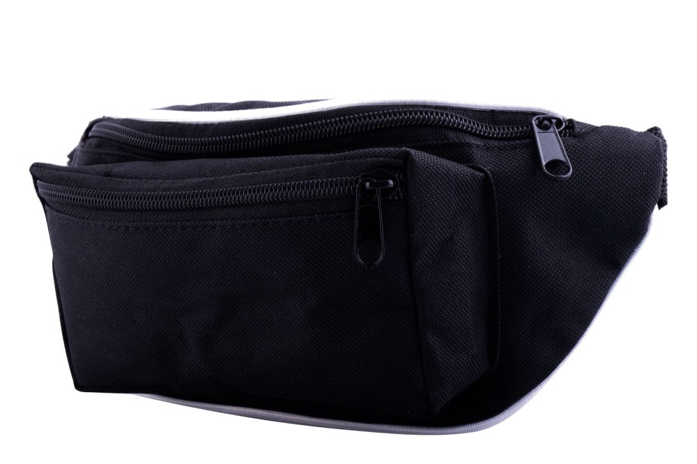 nerka, saszetka na biodro, czarna