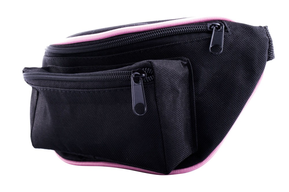 nerka, saszetka na biodro, czarna