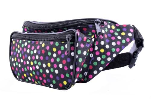 nerka, saszetka na biodro, groszki