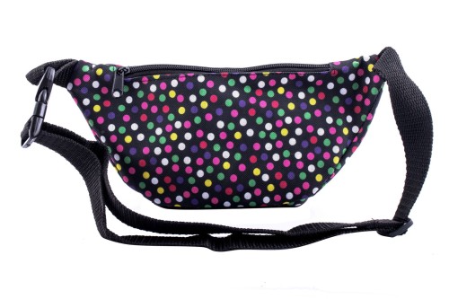 nerka, saszetka na biodro, groszki