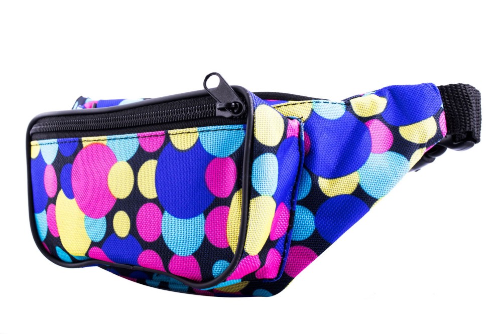 nerka, saszetka na biodro, groszki