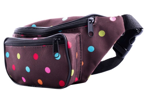 nerka, saszetka na biodro, groszki