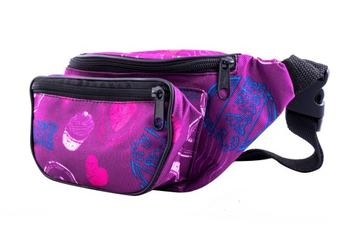 Nerka, saszetka na biodro nieprzemakalna kolorowa
