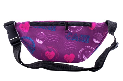 nerka, saszetka na biodro, wielokolorowa