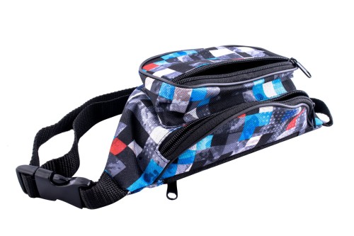 nerka, saszetka na biodro, wielokolorowa