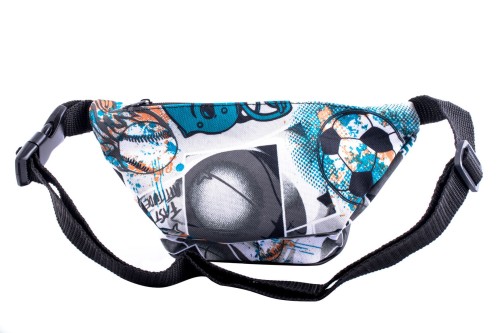 nerka, saszetka na biodro, wielokolorowa