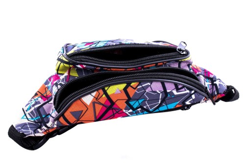 nerka, saszetka na biodro, wielokolorowa