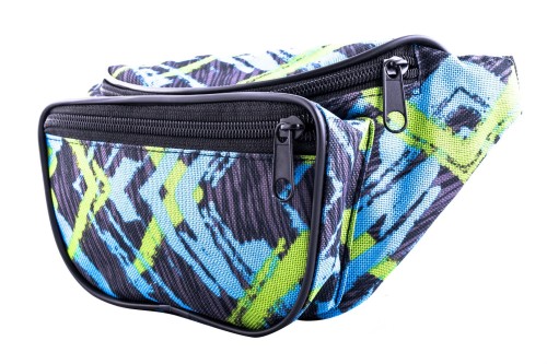 nerka, saszetka na biodro, wielokolorowa