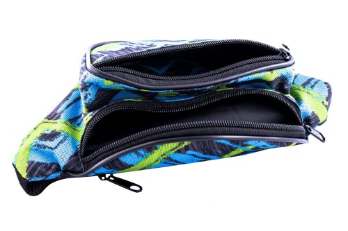 nerka, saszetka na biodro, wielokolorowa