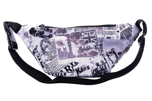 nerka, saszetka na biodro, wielokolorowa