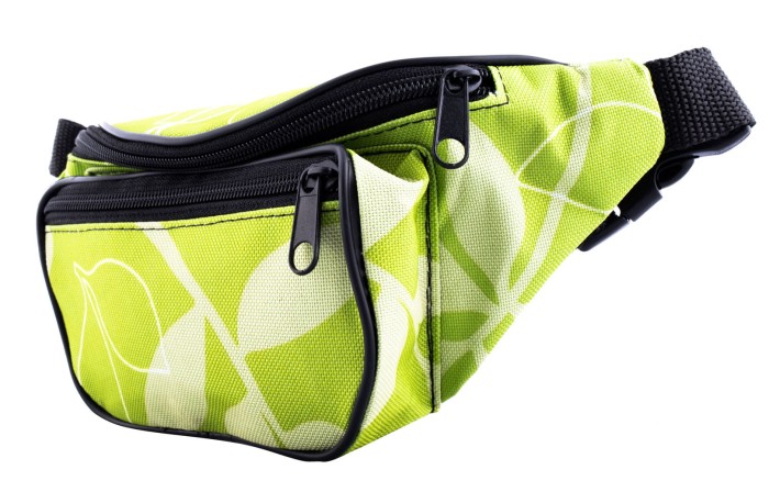 Nerka, saszetka na biodro nieprzemakalna zielona