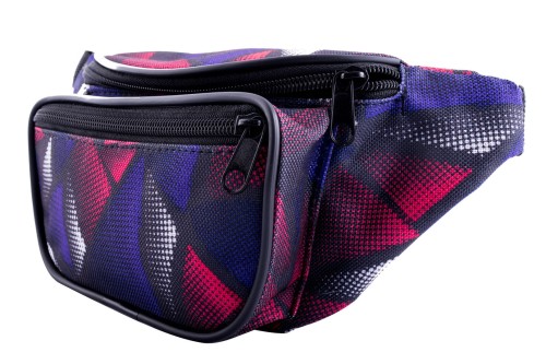 nerka, saszetka na biodro, wielokolorowa