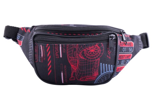 nerka, saszetka na biodro, wielokolorowa