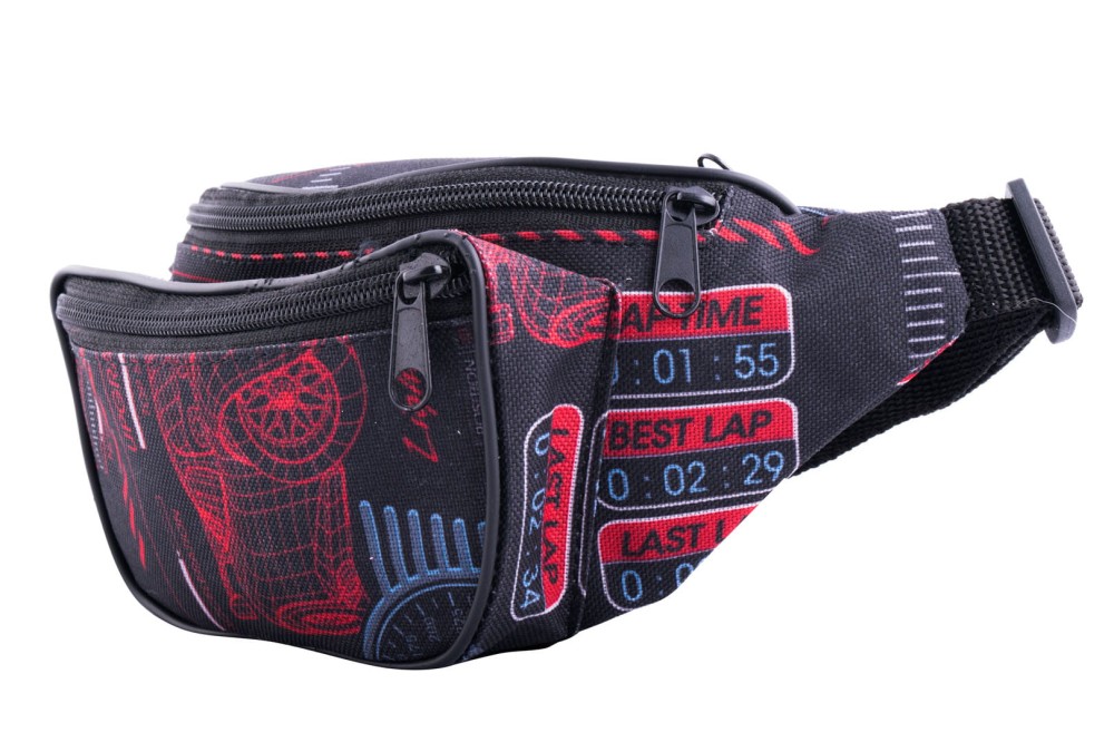 nerka, saszetka na biodro, wielokolorowa