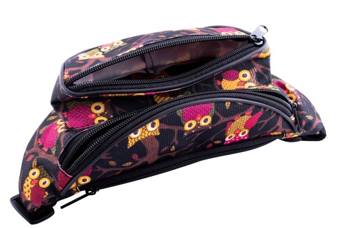 nerka, saszetka na biodro, wielokolorowa