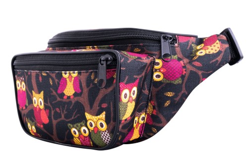 nerka, saszetka na biodro, wielokolorowa