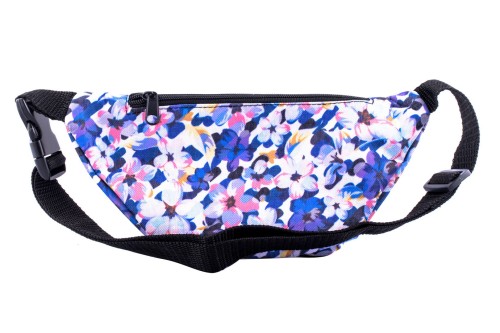 nerka, saszetka na biodro, kwiaty