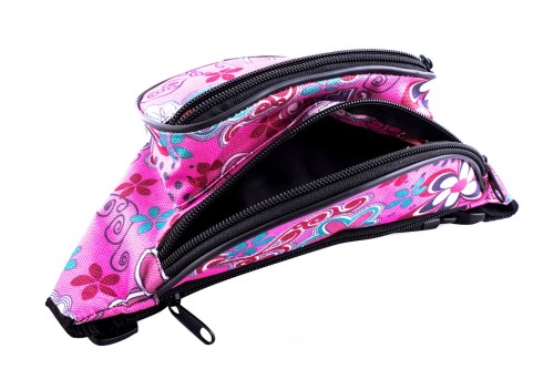 nerka, saszetka na biodro, kwiaty