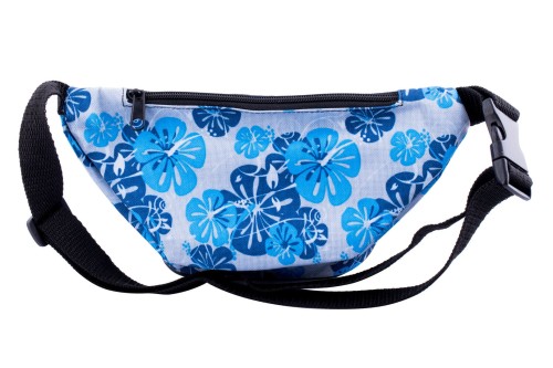 nerka, saszetka na biodro, kwiaty