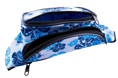 nerka, saszetka na biodro, kwiaty