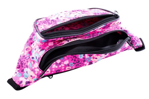 nerka, saszetka na biodro, kwiaty