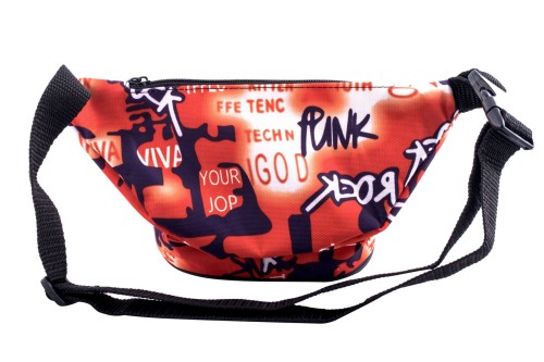 nerka, saszetka na biodro, napisy