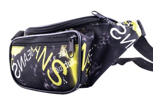 nerka, saszetka na biodro, napisy