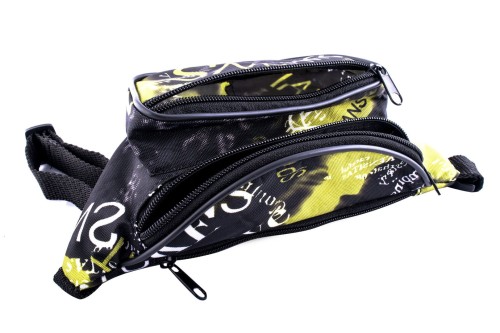 nerka, saszetka na biodro, napisy