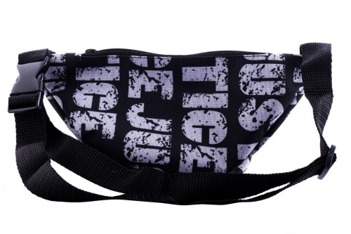 nerka, saszetka na biodro, napisy