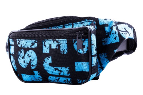 Nerka, saszetka na biodro nieprzemakalna napisy