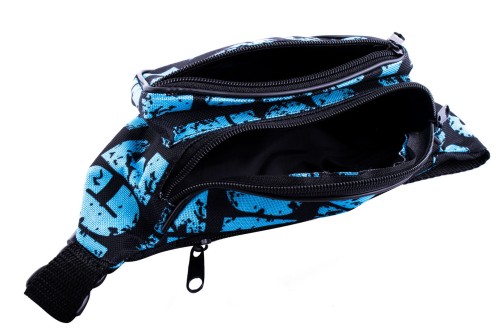 nerka, saszetka na biodro, napisy