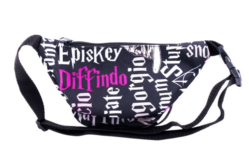 nerka, saszetka na biodro, napisy