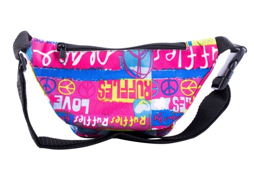 nerka, saszetka na biodro, napisy