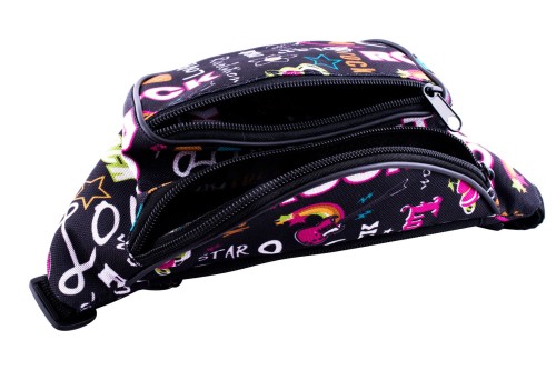 nerka, saszetka na biodro, napisy