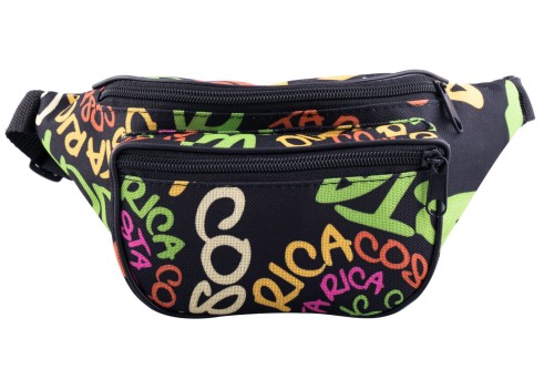 nerka, saszetka na biodro, napisy