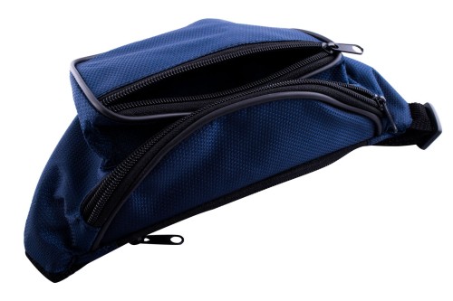 nerka, saszetka na biodro, niebieska