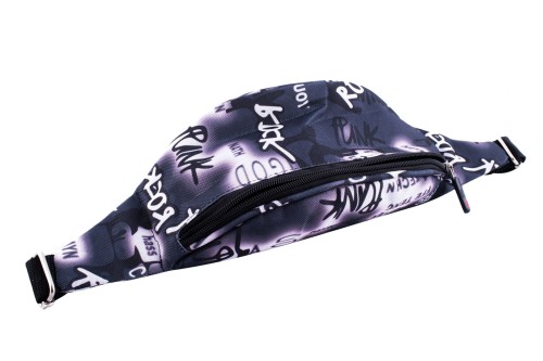 Nerka XL, Duża saszetka na biodro, napisy