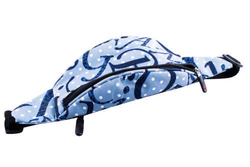 Nerka XL, Duża saszetka na biodro, napisy