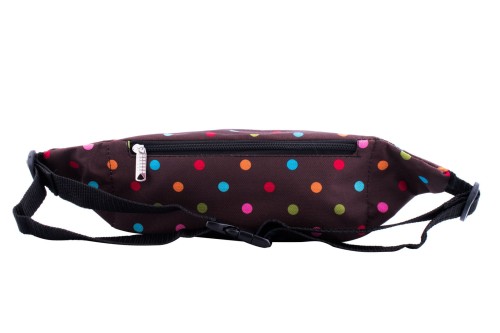 Nerka XL, Duża saszetka na biodro, groszki
