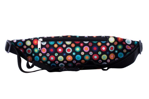 Nerka XL, Duża saszetka na biodro, groszki