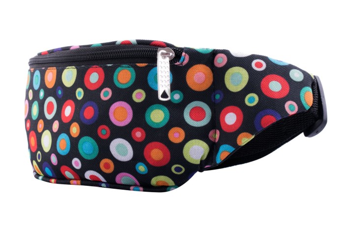 Nerka XL, Duża saszetka na biodro groszki