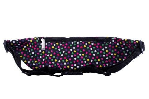 Nerka XL, Duża saszetka na biodro, groszki