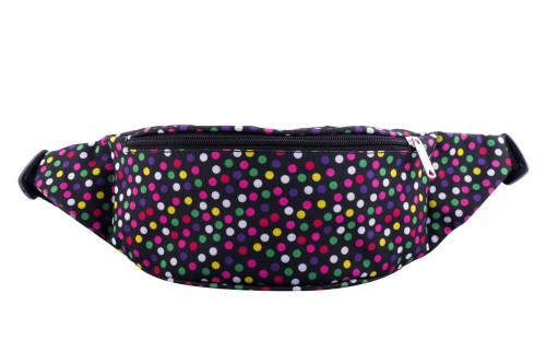 Nerka XL, Duża saszetka na biodro, groszki
